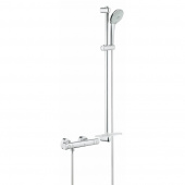 Термостатический смеситель для душа GROHE Grohtherm 1000 Cosmopolitan New с душевым гарнитуром (штанга 900 мм), хром (34321002) — фото, характеристики, купить в VLADIVOSTOK-CLIMBO
