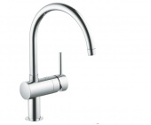 Смеситель для кухни GROHE Minta с выдвижным C-изливом и ограничением расхода воды, 3291800E — фото, характеристики, купить в VLADIVOSTOK-CLIMBO