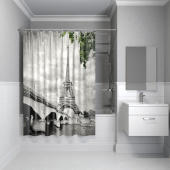 541P18Ri11 Штора для ванной комнаты, коллекция Basic — фото, характеристики, купить в VLADIVOSTOK-CLIMBO