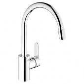 Смеситель для кухни GROHE Eurostyle Cosmopolitan с выдвижным изливом, 31126002 — фото, характеристики, купить в VLADIVOSTOK-CLIMBO