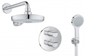 Термостат для душа GROHE Grohtherm 2000 с душевым гарнитуром (со встраиваемым механизмом), 34283001 — фото, характеристики, купить в VLADIVOSTOK-CLIMBO