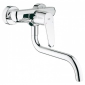 Смеситель для кухни GROHE Eurodisc Cosmopolitan, настенный с низким изливом, 33772002 — фото, характеристики, купить в VLADIVOSTOK-CLIMBO