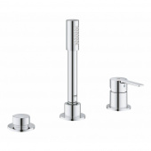 Смеситель для ванны GROHE Lineare New на 3 отверстия, хром (19965001) — фото, характеристики, купить в VLADIVOSTOK-CLIMBO