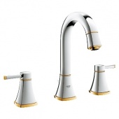 Смеситель для раковины GROHE Grandera с донным клапаном и высоким изливом, 20389IG0 — фото, характеристики, купить в VLADIVOSTOK-CLIMBO