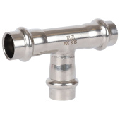 Тройник равнопроходной, 15, из нержавеющей стали прессовой — фото, характеристики, купить в VLADIVOSTOK-CLIMBO