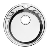 Мойка, нержавеющая сталь, полированная, D490, Suno S, IDDIS, SUN49P0i77 — фото, характеристики, купить в VLADIVOSTOK-CLIMBO
