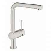 Смеситель для кухни GROHE Minta, суперсталь (30274DC0) — фото, характеристики, купить в VLADIVOSTOK-CLIMBO