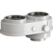 RCA-0880-250000 Адаптер моноблочный переход с D60/100 на 80/80 конденсационный — фото, характеристики, купить в VLADIVOSTOK-CLIMBO