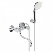 Смеситель универсальный GROHE Costa S с душевым гарнитуром New Tempesta 100, один режим, 9,5 л/мин, хром (2679210A) — фото, характеристики, купить в VLADIVOSTOK-CLIMBO