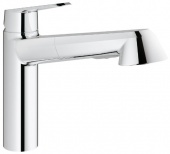 Смеситель для кухни GROHE Eurodisc Cosmopolitan с выдвижной лейкой, 32257002 — фото, характеристики, купить в VLADIVOSTOK-CLIMBO