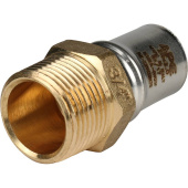 STOUT Переходник с наружной резьбой 3/4"х20 для металлопластиковых труб прессовой — фото, характеристики, купить в VLADIVOSTOK-CLIMBO