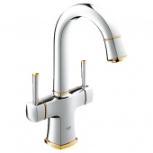 Смеситель для раковины GROHE Grandera с донным клапаном и поворотным изливом, 21107IG0 — фото, характеристики, купить в VLADIVOSTOK-CLIMBO