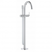 Смеситель для ванны GROHE Atrio New с душевым гарнитуром, верхняя монтажная часть, напольный монтаж, хром (32653003) — фото, характеристики, купить в VLADIVOSTOK-CLIMBO