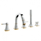Смеситель для ванны GROHE Grandera с душевым гарнитуром, 19919IG0 — фото, характеристики, купить в VLADIVOSTOK-CLIMBO