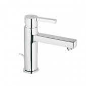 Смеситель для раковины GROHE Lineare с донным клапаном и средним изливом, 23443000 — фото, характеристики, купить в VLADIVOSTOK-CLIMBO