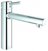 Смеситель для кухни GROHE Concetto со средним изливом для монтажа перед окном, 31210001 — фото, характеристики, купить в VLADIVOSTOK-CLIMBO
