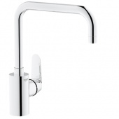 Смеситель для кухни GROHE Eurodisc Cosmopolitan с высоким изливом, 32259002 — фото, характеристики, купить в VLADIVOSTOK-CLIMBO