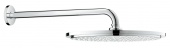 Верхний душ с кронштейном GROHE Rainshower Cosmopolitan Metal, диаметр 310 мм, с ограничением расхода воды, 26066000 — фото, характеристики, купить в VLADIVOSTOK-CLIMBO