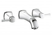 Смеситель для раковины GROHE Grandera (верхняя монтажная часть, вынос 234 мм), 20415000 — фото, характеристики, купить в VLADIVOSTOK-CLIMBO