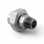 BRENNEN Соединение разъемное коническое наружная внутренняя  резьба, оцинкованное 1/2 — фото, характеристики, купить в VLADIVOSTOK-CLIMBO