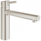 Смеситель для кухни GROHE Concetto с выдвижным изливом, 31129DC1 — фото, характеристики, купить в VLADIVOSTOK-CLIMBO