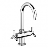 Смеситель для раковины GROHE Atrio Ypsilon с донным клапаном, 21019000 — фото, характеристики, купить в VLADIVOSTOK-CLIMBO