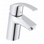 Смеситель для раковины GROHE Eurosmart New с энергосберегающим картриджем, S-size, хром (32154002) — фото, характеристики, купить в VLADIVOSTOK-CLIMBO