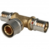 STOUT Тройник переходной 20х26х20 для металлопластиковых труб прессовой (SFP-0005-202620) — фото, характеристики, купить в VLADIVOSTOK-CLIMBO