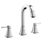 Смеситель для раковины GROHE Grandera с донным клапаном и высоким изливом, 20389000 — фото, характеристики, купить в VLADIVOSTOK-CLIMBO