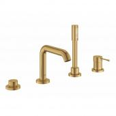 Смеситель для ванны GROHE Essence New с душевым гарнитуром и изливом, холодный рассвет матовый (19578GN1) — фото, характеристики, купить в VLADIVOSTOK-CLIMBO