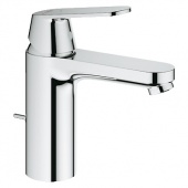 Смеситель для раковины GROHE Eurosmart Cosmopolitan с донным клапаном и энергосберегающим картриджем, средний излив, 2339600E — фото, характеристики, купить в VLADIVOSTOK-CLIMBO