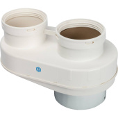 STOUT Элемент дымохода DN80/80 адаптер для подкл. разд. труб (совместимый Vaillant,Ptotherm New ) PP-Ryton — фото, характеристики, купить в VLADIVOSTOK-CLIMBO