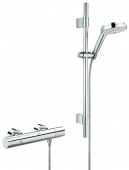 Термостат для душа GROHE Grohtherm 3000 Cosmopolitan с душевым гарнитуром, 34275000 — фото, характеристики, купить в VLADIVOSTOK-CLIMBO