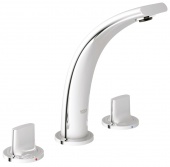 Смеситель для раковины GROHE Ondus с донным клапаном, 20178000 — фото, характеристики, купить в VLADIVOSTOK-CLIMBO
