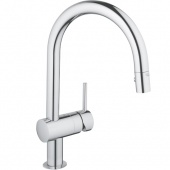 Смеситель для кухни GROHE Minta с C-изливом/лейкой, 32321000 — фото, характеристики, купить в VLADIVOSTOK-CLIMBO