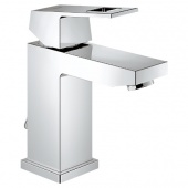 Смеситель для раковины GROHE Eurocube с цепочкой, 23131000 — фото, характеристики, купить в VLADIVOSTOK-CLIMBO