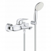 Смеситель GROHE Eurostyle New для ванны с душевым набором, хром (3359230A) — фото, характеристики, купить в VLADIVOSTOK-CLIMBO