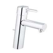 Смеситель для раковины GROHE Concetto с донным клапаном, средний излив, 23450001 — фото, характеристики, купить в VLADIVOSTOK-CLIMBO