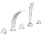 Смеситель для ванны GROHE Ondus с душевым гарнитуром, 31047000 — фото, характеристики, купить в VLADIVOSTOK-CLIMBO