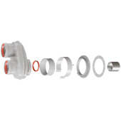 RCA-8080-250002 Адаптер моноблочный универсальный для перехода на двухтрубную систему 80/80 — фото, характеристики, купить в VLADIVOSTOK-CLIMBO