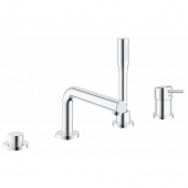 Смеситель для ванны GROHE Concetto New на 4 отверстия с ручным душем и переключателем, хром (19576002) — фото, характеристики, купить в VLADIVOSTOK-CLIMBO