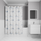 Штора для ванной, 200x180 см, Полиэстер, IDDIS, BO02P18i11 — фото, характеристики, купить в VLADIVOSTOK-CLIMBO