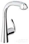 Смеситель для кухни GROHE Zedra с выдвижным изливом/лейкой, 32553000 — фото, характеристики, купить в VLADIVOSTOK-CLIMBO