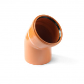 Отвод для наружной канализации 110x45 PROAQUATERRA — фото, характеристики, купить в VLADIVOSTOK-CLIMBO