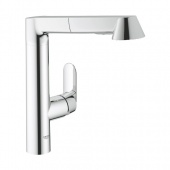 Смеситель для кухни GROHE K7 с выдвижным изливом, 32176000 — фото, характеристики, купить в VLADIVOSTOK-CLIMBO