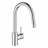 Смеситель для кухни GROHE Eurosmart Cosmopolitan, высокий излив, хром (31481001) — фото, характеристики, купить в VLADIVOSTOK-CLIMBO