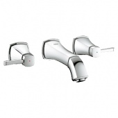 Смеситель для раковины GROHE Grandera (верхняя монтажная часть, вынос 177 мм), 20414000 — фото, характеристики, купить в VLADIVOSTOK-CLIMBO