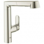 Смеситель для кухни GROHE K7 с выдвижным изливом, 32176DC0 — фото, характеристики, купить в VLADIVOSTOK-CLIMBO