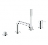 Смеситель для ванны GROHE Concetto с душевым гарнитуром (на бортик ванны), 19576001 — фото, характеристики, купить в VLADIVOSTOK-CLIMBO