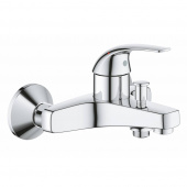Смеситель для ванны GROHE BauCurve, настенный монтаж (23599000) — фото, характеристики, купить в VLADIVOSTOK-CLIMBO